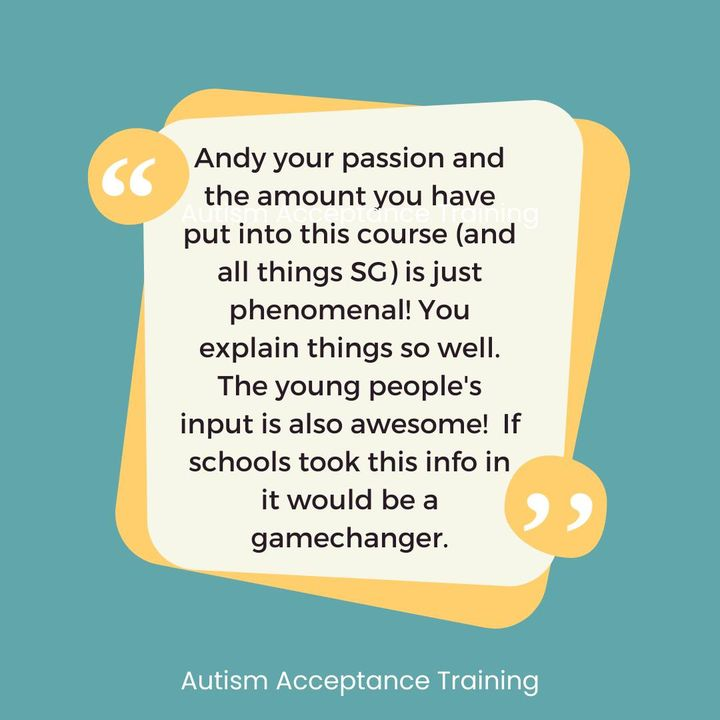 The next cohort of our Autism Acceptance training is starting in 6 weeks! eventbrite.co.uk/e/913349522007
(Note: There will be a 30 day recording available of each session)
Our training is a series of 6 webinars, which have been coproduced with autistic young people, 

1/5