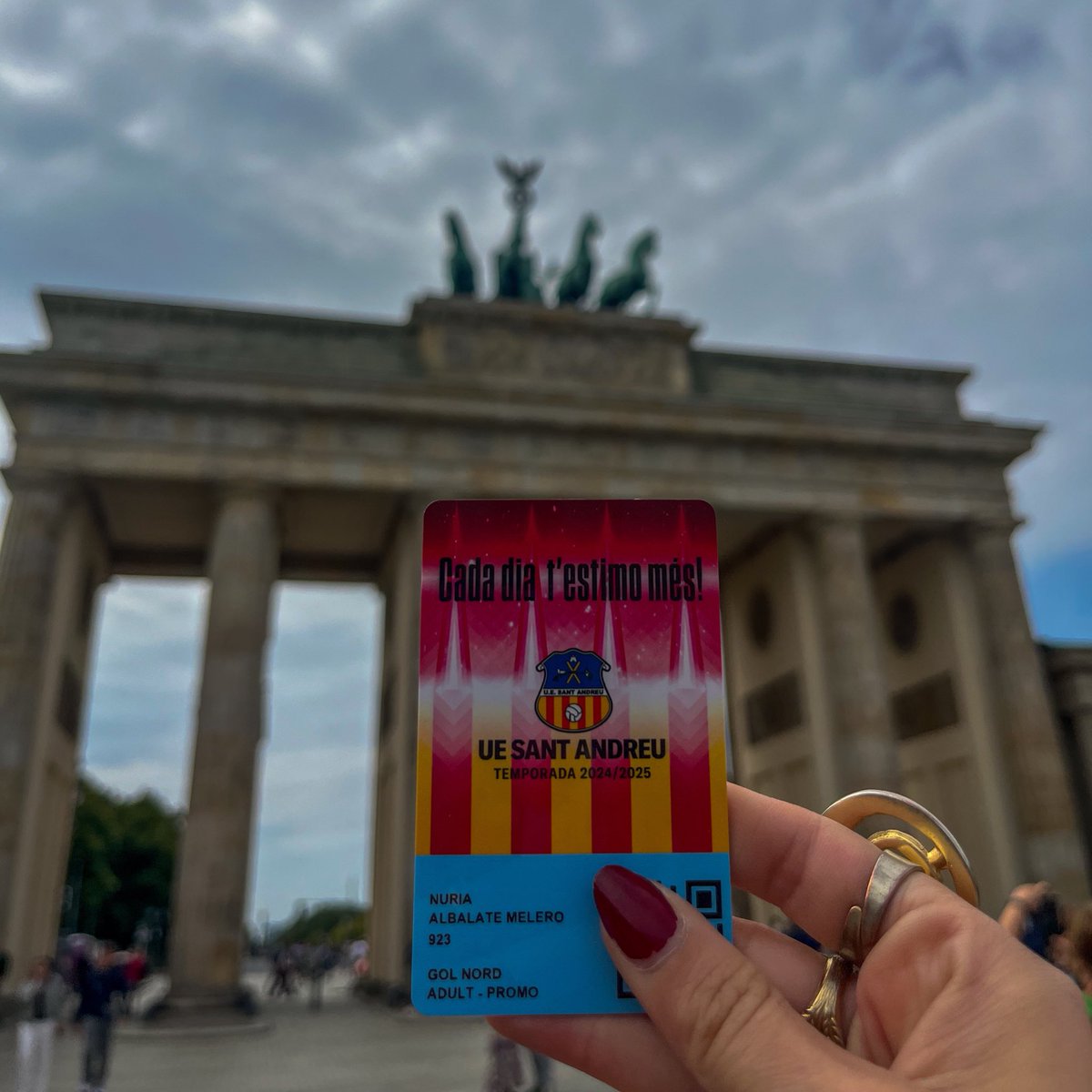 L'amor no entén de quilòmetres <a href="/uesantandreu/">Unió Esportiva Sant Andreu</a> 💛❤️