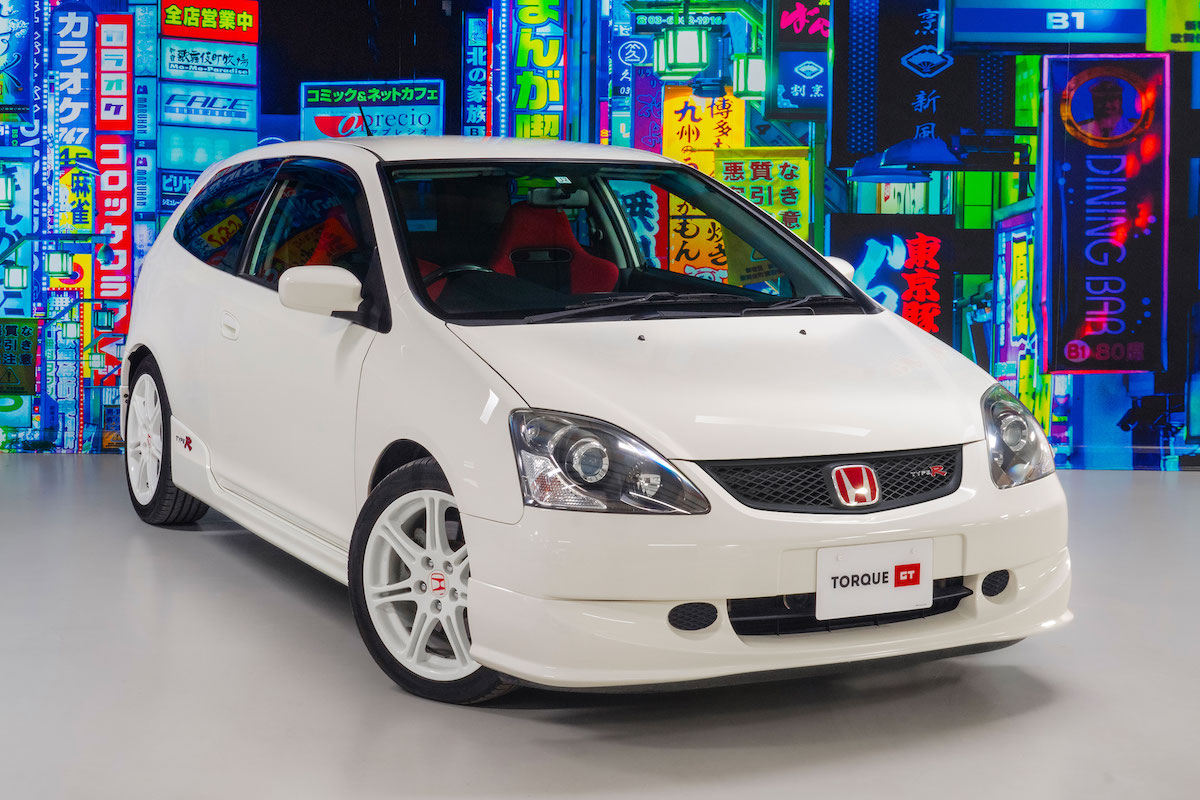 TorqueGT's tweet image. #JDM #EP3 available in the showroom. Imported by ourselves in 2019 as a Grade 4 example, covering 48,540 miles since new, this EP3 has been given some tasteful modifications including a #MUGEN Twin Loop exhaust &amp;amp; #GruppeM Air Intake. torque-gt.co.uk/honda-civic-ty…
