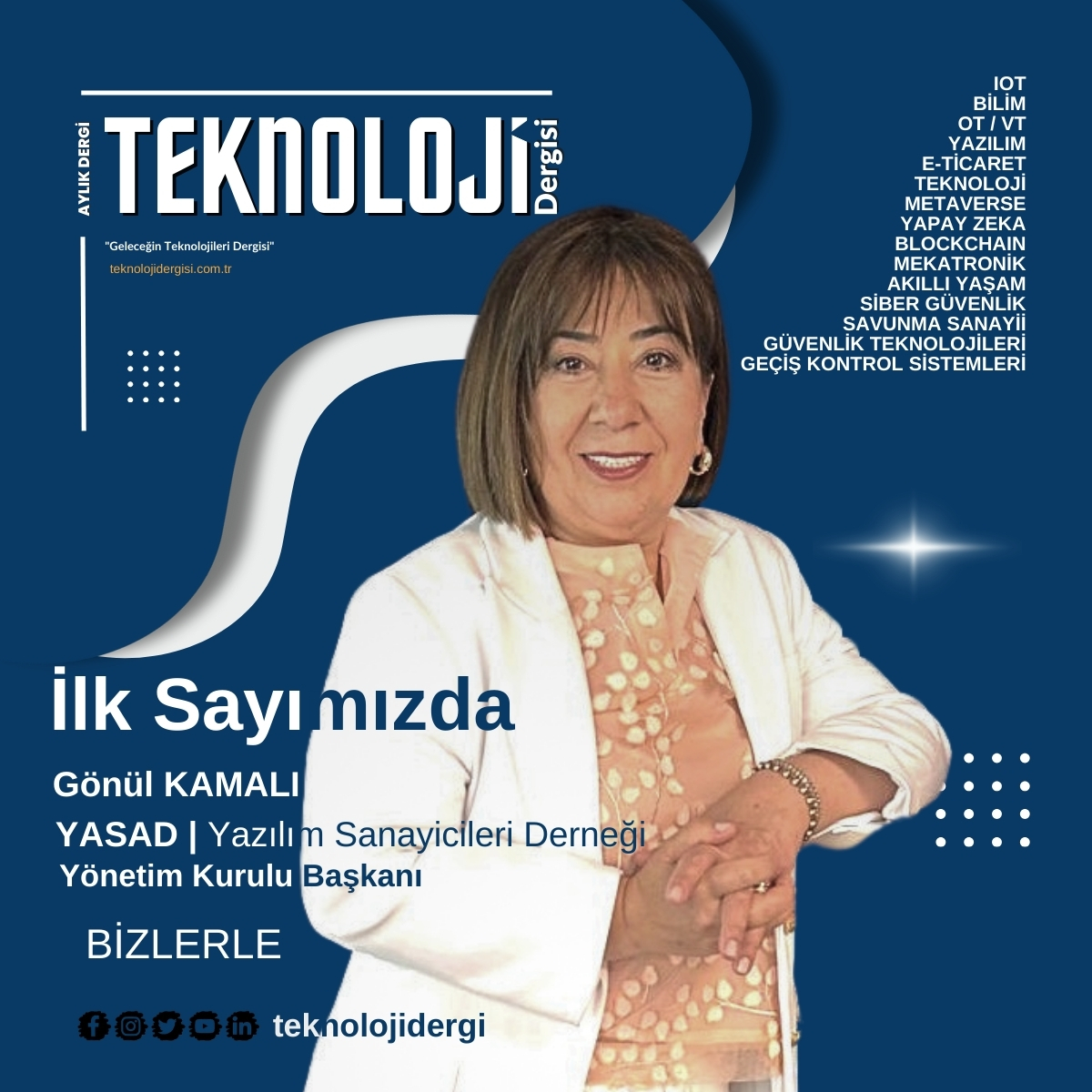 teknolojidergi's tweet photo. İlk sayımızda #YASAD Yazılım Sanayicileri Derneği, Yönetim Kurulu Başkanı Syn; @GonulKamali  , BİZLERLE

#teknolojidergisi #dergi #teknoloji #sondakika #haber #iot

TEKNOLOJİ DERGİSİ bir #tüyiad markasıdır.
İletişim : 0850 888 94 23
iletisim@teknolojidergisi.com.tr https://t.co/BNmpdrSyaP