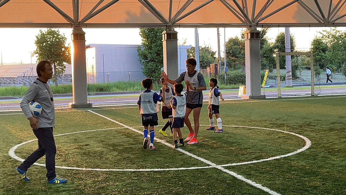 今日カターレ富山のスクールに久しぶりに参加してきました！！子供達に楽しんでもらえて嬉しかったです！また、遊びに行きたいと思います！！