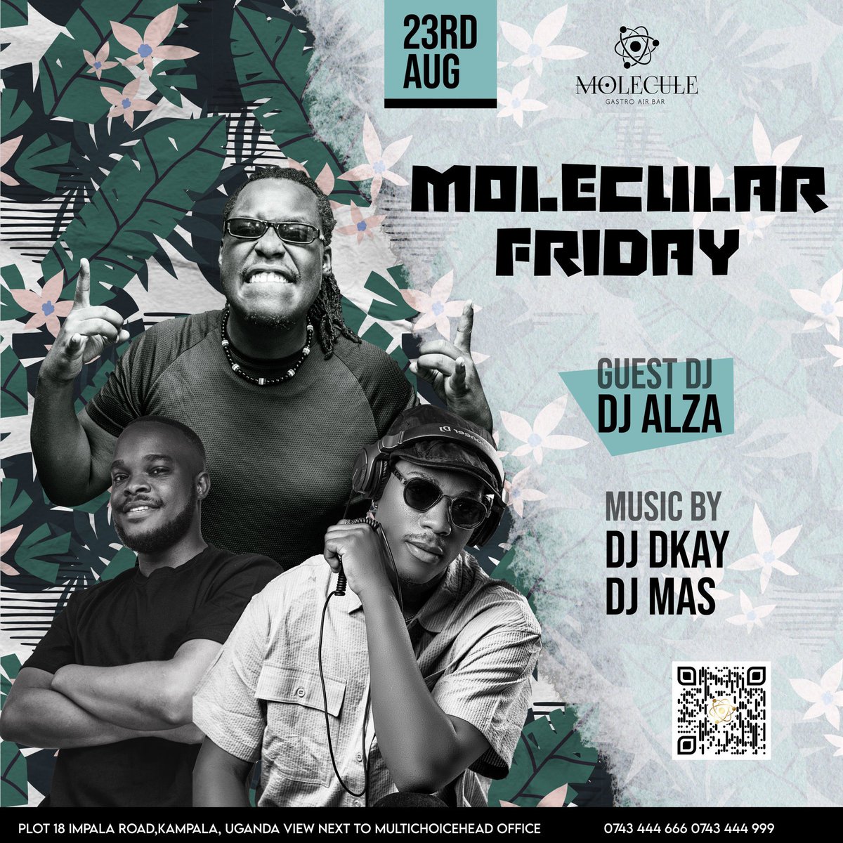 MushroomInc's tweet photo. No Friday plans yet? #MolecularFriday at @MoleculeUg has got you covered! Swing by for a laid-back night as @deejay_DKAY, @Deejay_Mas_256, and @deejay_alza bring the ultimate vibes. https://t.co/gkoK7rBkeb