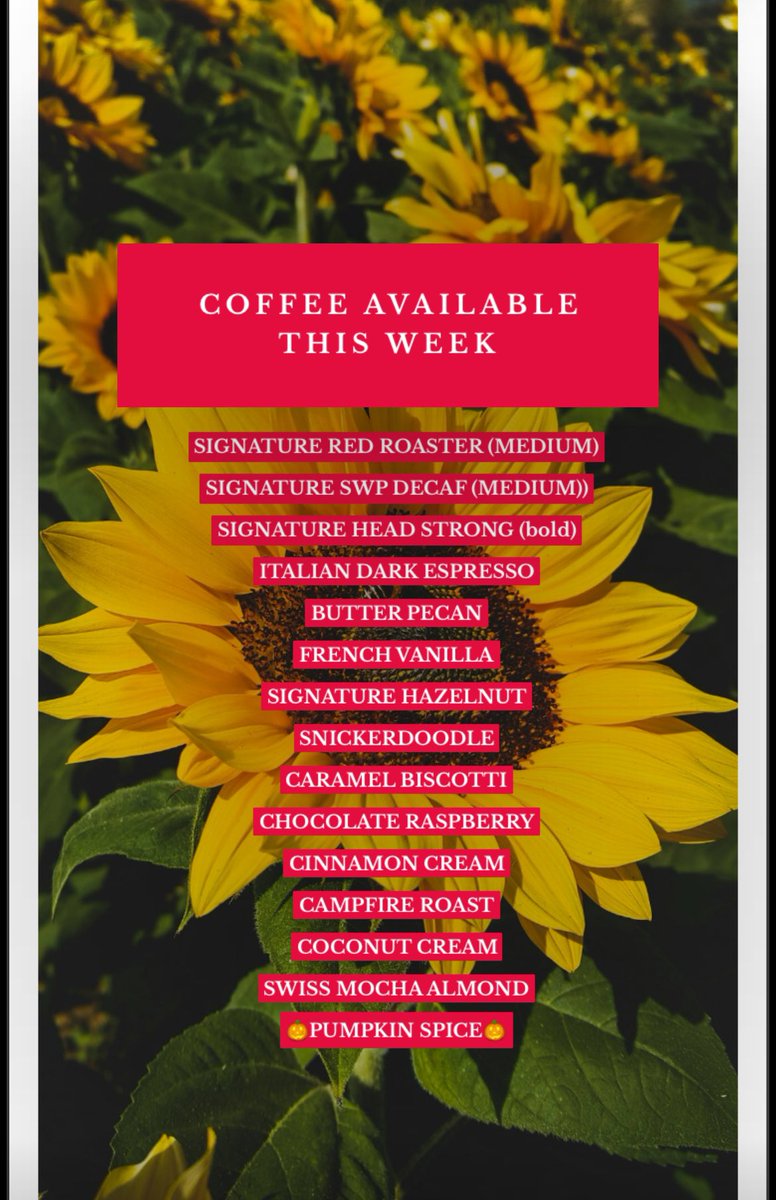 coraliew's tweet image. Don’t forget that #TheLittleRedRoaster has some #PumpkinSpice 🎃 available already for those #PSL lovers! Order now.. fresh ground or whole beans available in #LondonOntario let’s go! It’s #CoffeeTime