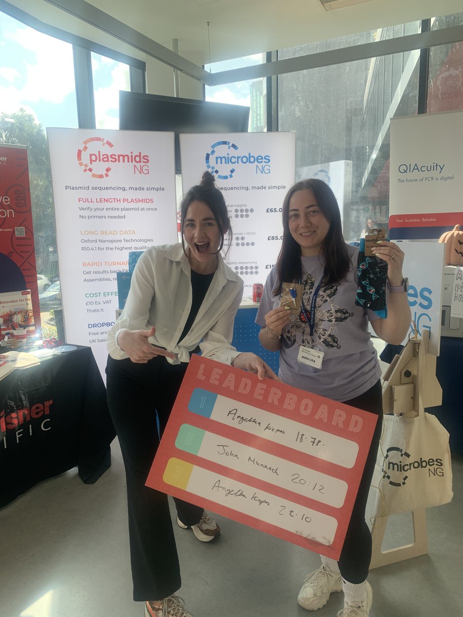 microbesNG (@microbesng) on Twitter photo Congratulations to <a href="/kiepczi/">Angelika Kiepas 🦋</a> who once AGAIN topped the leaderboard for our Buzz Wire game.
Well done to <a href="/Munnj90/">John Munnoch</a> who scooped 2nd place 🎖️ Congratulations to <a href="/kiepczi/">Angelika Kiepas 🦋</a> who once AGAIN topped the leaderboard for our Buzz Wire game.
Well done to <a href="/Munnj90/">John Munnoch</a> who scooped 2nd place 🎖️