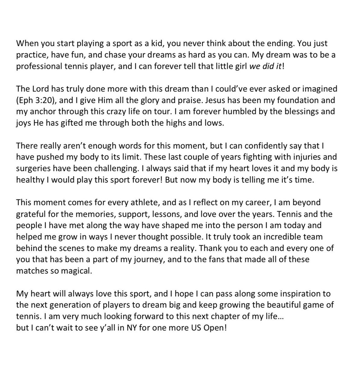 Shelby Rogers tweet media