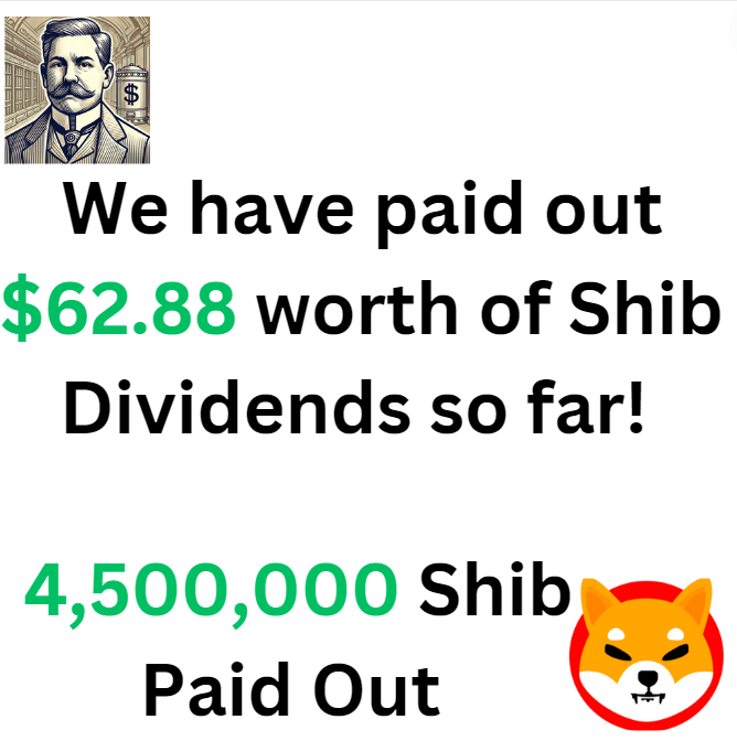 Investortoken_'s tweet photo. Our first goal is to pay out 1 billion Shib in dividends.
We are on our way!
$INVST $SHIB #BBED buyback every dividend. https://t.co/k1oe7ONub9