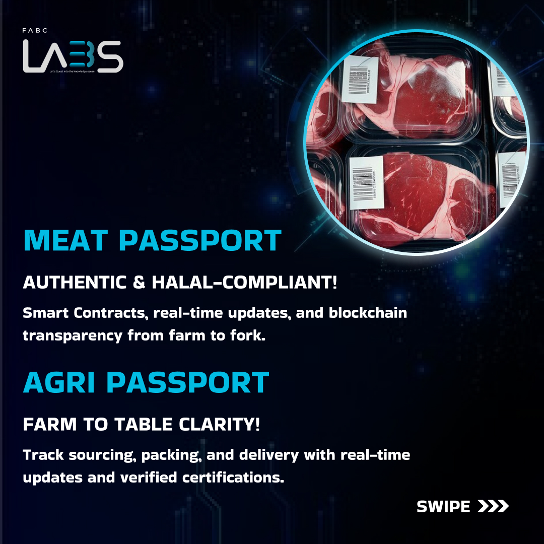 FabcL8861's tweet photo. Revolutionize your supply chain with Web 3.0! 🚜
🥩 Meat Passport: Halal blockchain updates. 🌾 Agri Passport: Farm-to-table tracking. ☕ Coffee Trace: Blockchain-backed journey. 💊 Pharma Trace: Secure meds, secure tracking. #SupplyChain #Blockchain #Innovation #Tracklist https://t.co/EoXi5Ja1uW