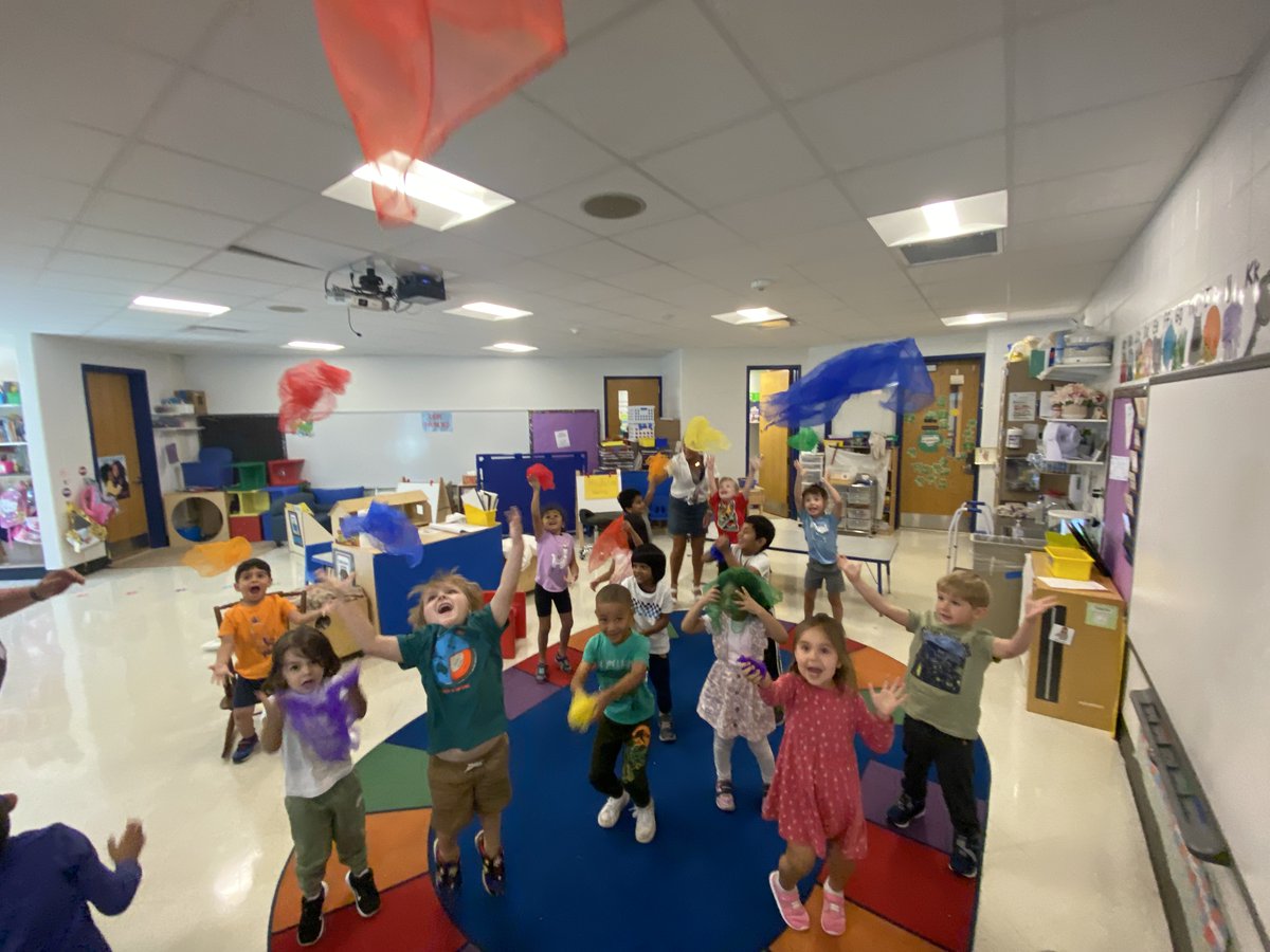 Finishing out our first week back at school with some music and movement fun!