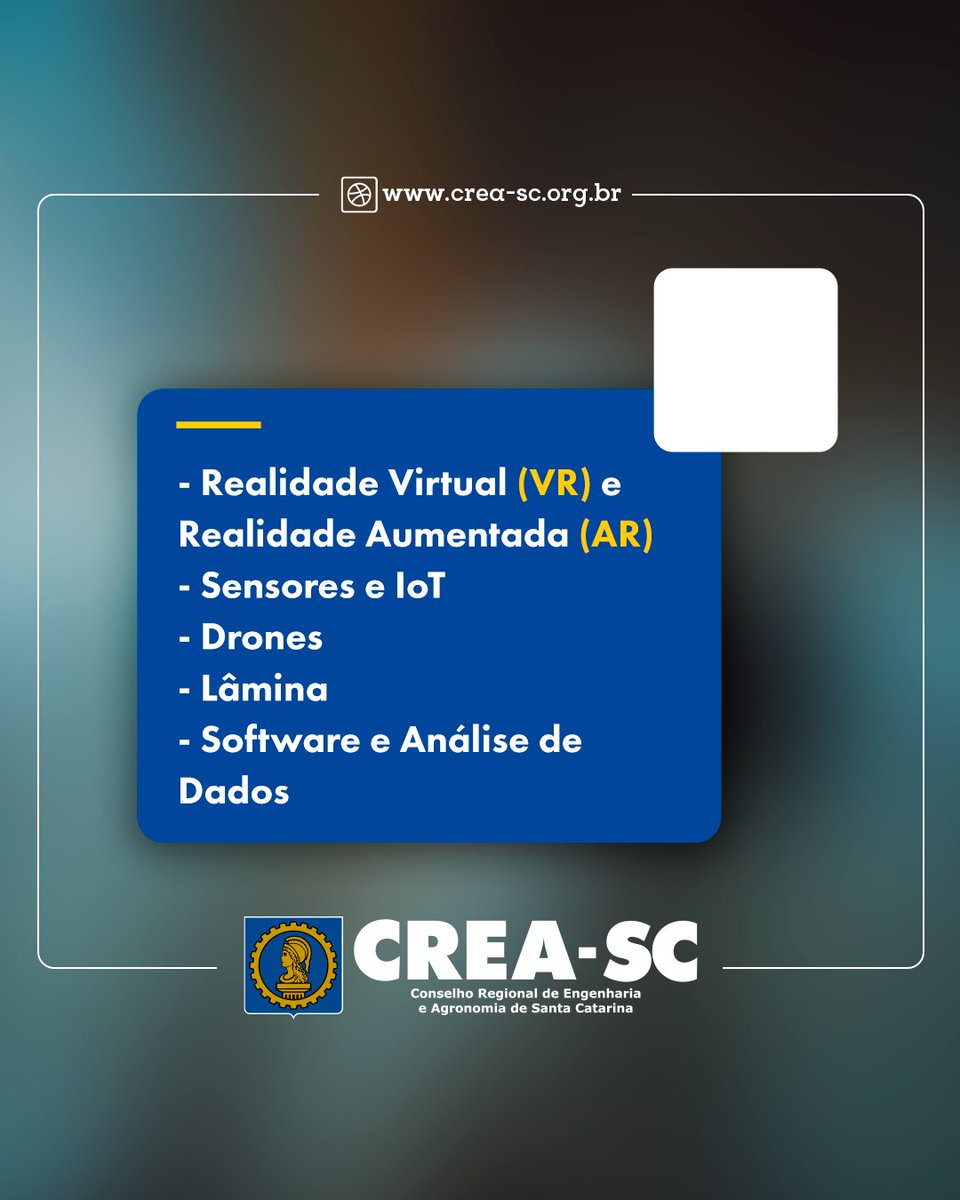 creasc's tweet image. A engenharia de segurança do trabalho tem evoluído significativamente com a incorporação de novas tecnologias e práticas inovadoras. Aqui estão algumas das principais tecnologias.    #SegurançaDoTrabalho #CreaSC #EngenhariaDeSegurança