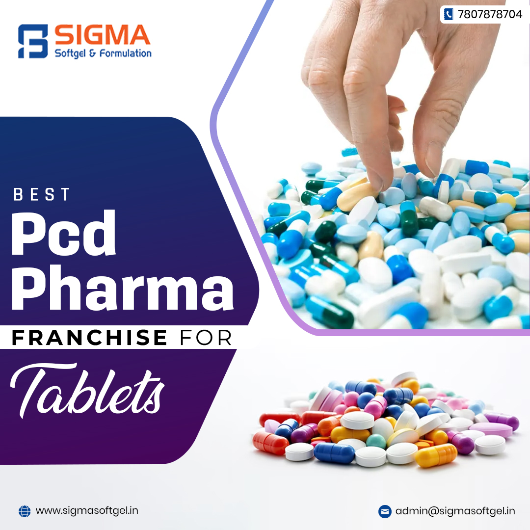 Sigma Softgel &amp; Formulation provides you the best PCD Pharma franchise for tablets.

visit at - sigmasoftgel.in/capsules-food-…

#capsules #tablets #franchise #tablets #franchise #tablets #pcd #pharma #franchise #PharmaFranchise #cpsules #pcdfranchise