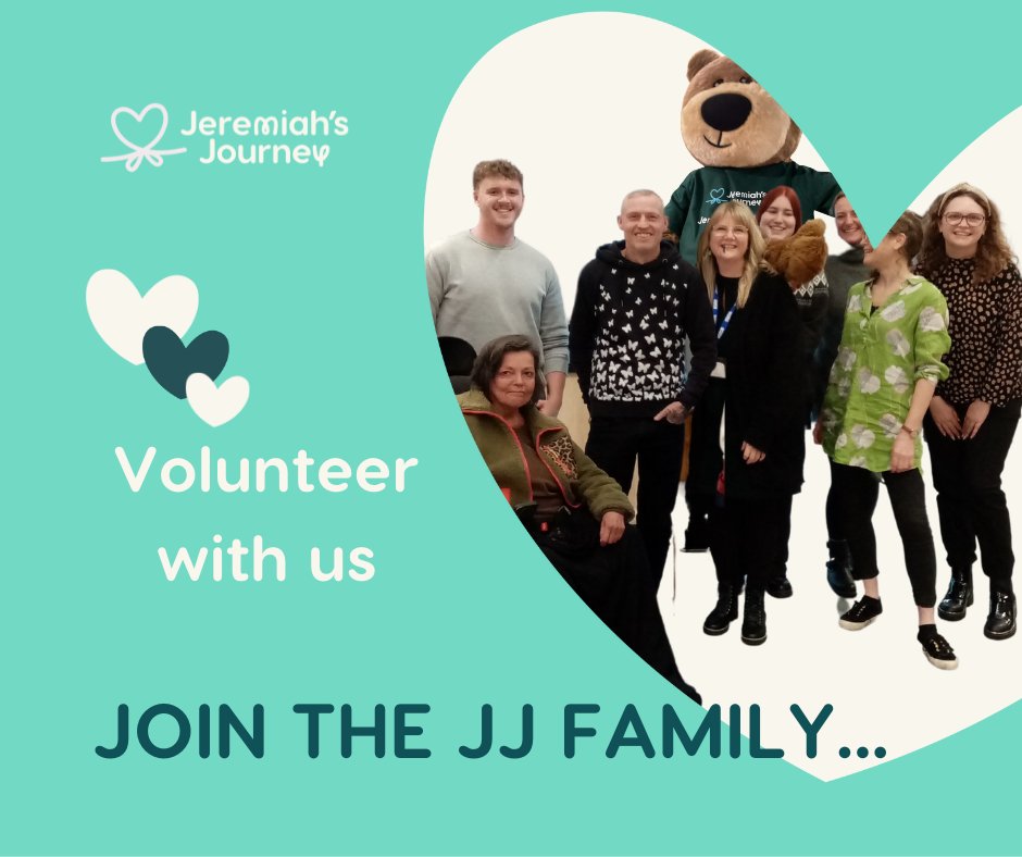 Volunteer | #helpingothers
Donations of time are valued by us as much as monetary donations.
If you can help, and volunteering feels the right thing for you, we'd love to hear from you.
Visit: jeremiahsjourney.org.uk/volunteer-with…
Email: hello@jeremiahsjourney.org.uk
#charity #Plymouth #grief