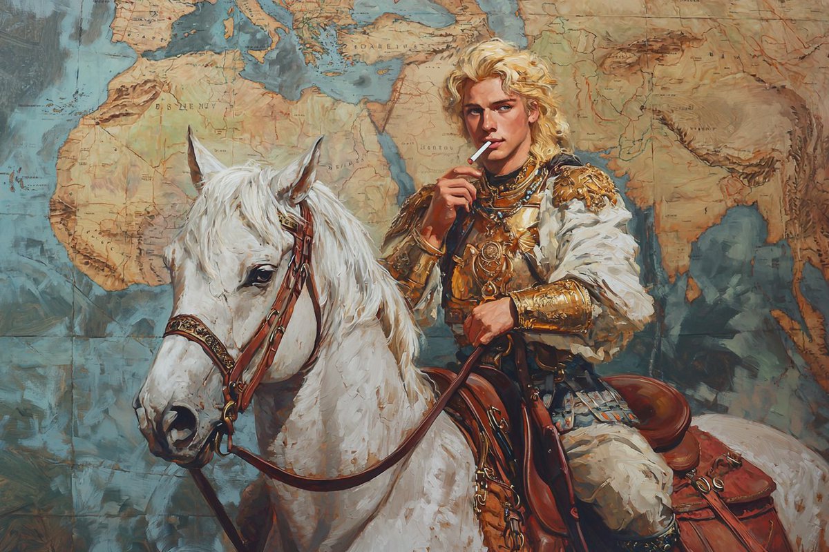 Can you imagine how much more Alexander could have conquered if he had access to nicotine?