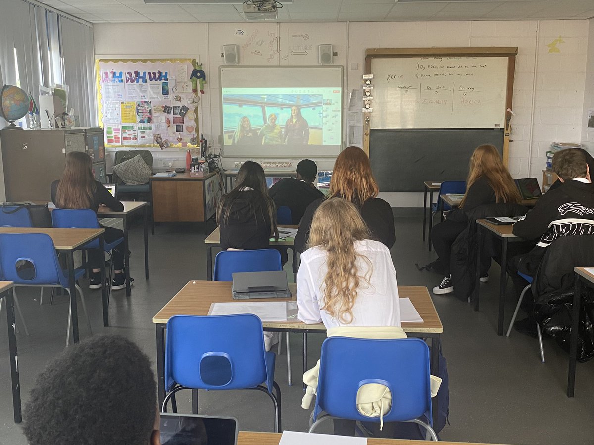 S3 geographers <a href="/WHHS_Edin/">Wester Hailes High School</a> went on a virtual friend trip to the RRS Sir David Attenborough scientific research ship currently based in Greenland. They got to see the ship, it’s helicopter and learnt about lots of geography related jobs as well as climate change #dyw