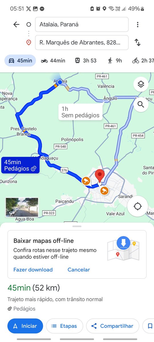 formagioluca's tweet photo. Acho que eu passei dos limites kkkkk
Fui parar em Atalaia do nada. Kkkk https://t.co/J3yo1jCUbm