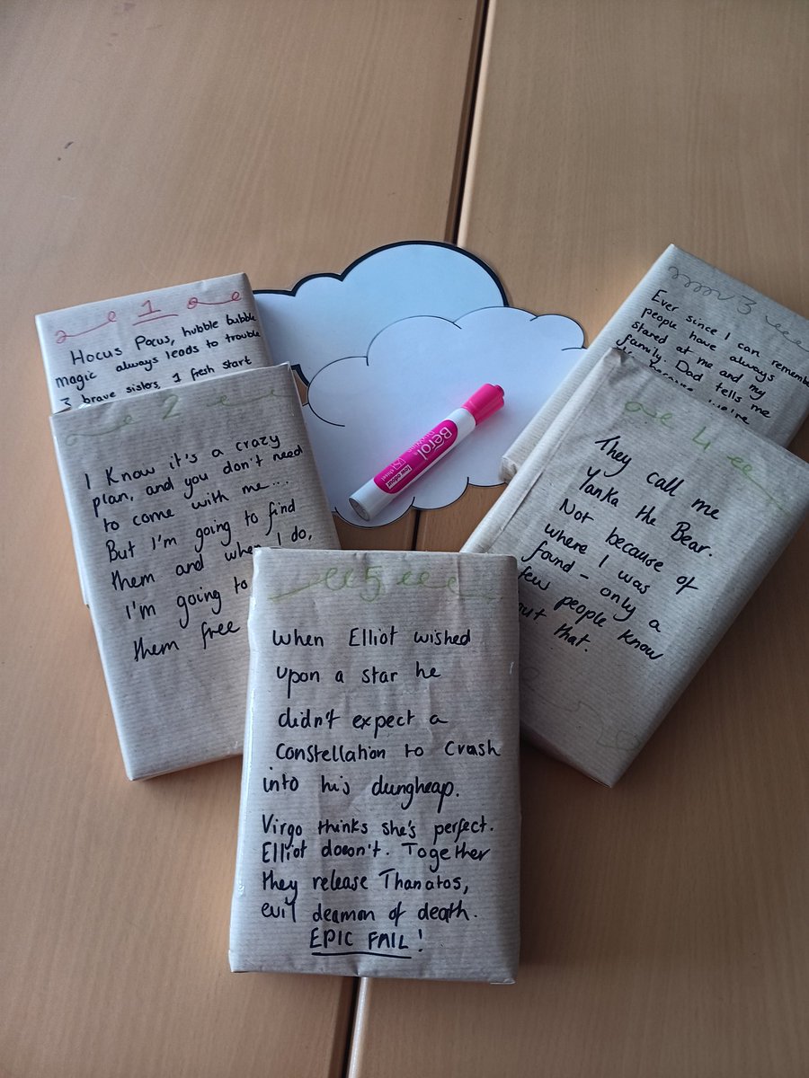 Our new S1 Hub pupils are going to have an interesting afternoon in Literacy! We will be using our prediction skills to choose our class novel.