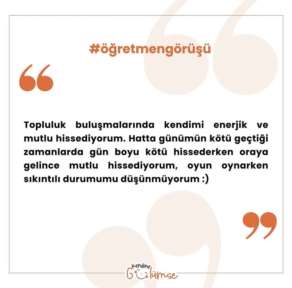 KendineGulumse's tweet photo. Öğretmen Topluluklarına katılan öğretmenlerimizin programa dair görüşlerini gelin hep birlikte okuyalım. 

#öğretmengörüşü https://t.co/OVJmQwX4IL