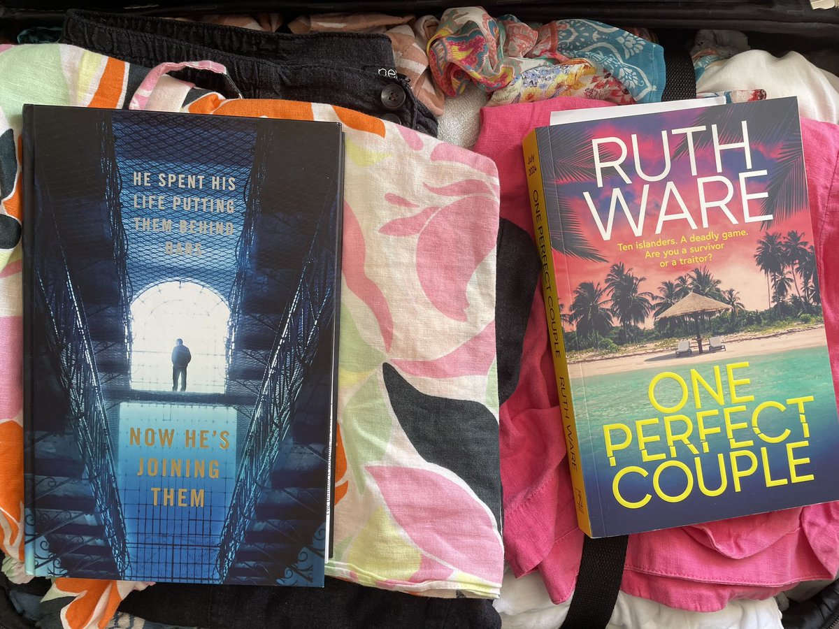 ellygriffiths's tweet photo. Excited to have books by two of my favourite writers to take on holiday. Thank you @Beathhigh and @RuthWareWriter #MidnightAndBlue #OnePerfectCouple https://t.co/oyX45KGuEB