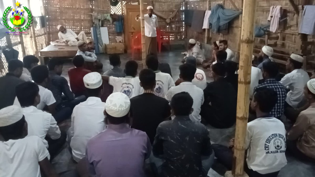 CRY_Office's tweet photo. "Empowering the Future: Inspiring Minds at Our Youth Meeting!" In sha Allah we have been working continuously for our motherland....
Date: 23 August 2024
Organized by Comrades of Rohingya Youth......
#StandsolidarityforRohingya
#SavetheRohingya https://t.co/Ih6R1Nkfgf