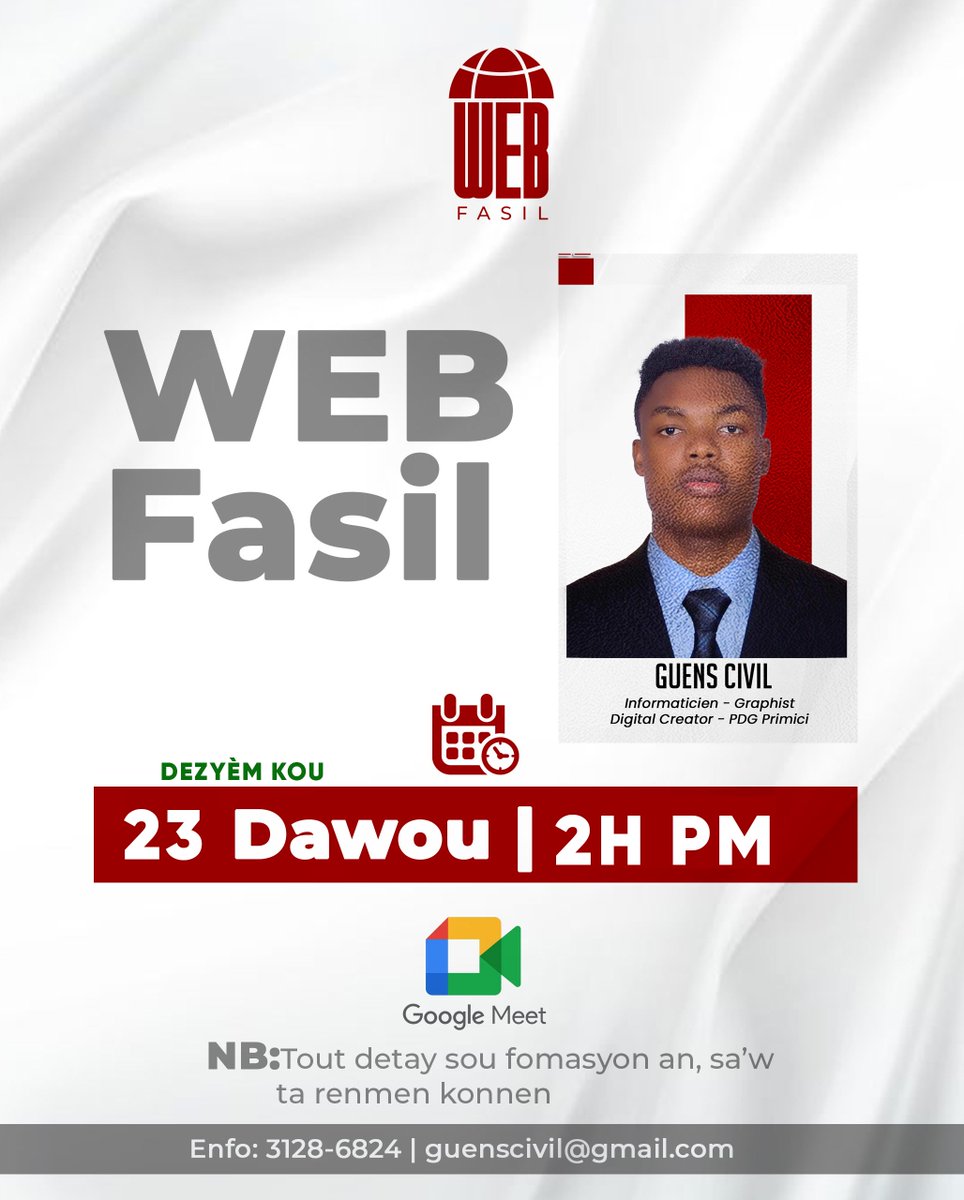 guensgraphics's tweet image. Nou pwal aprann achte non ak sèvè pou stocke ak konsève enfomasyon sou sit nou an.
Nou pwal Pale de Ekstansyon
Nou pwal aprann anpil de Hostinger 
Nou pwal aprann kreye Sous-Domèn
Nou pwal aprann Enstale CMS 
Jodi a nou pwal aprann anpil, ou sipoze la!!
#webfasil
