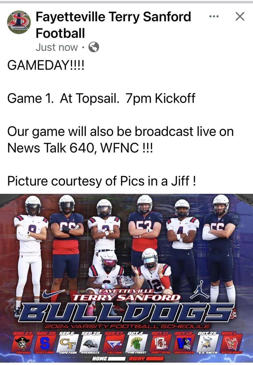 FTS_BulldogsFB's tweet photo. GAMEDAY !!!  @FTSATHLETICS @BMACICE https://t.co/LdnTNjs81S