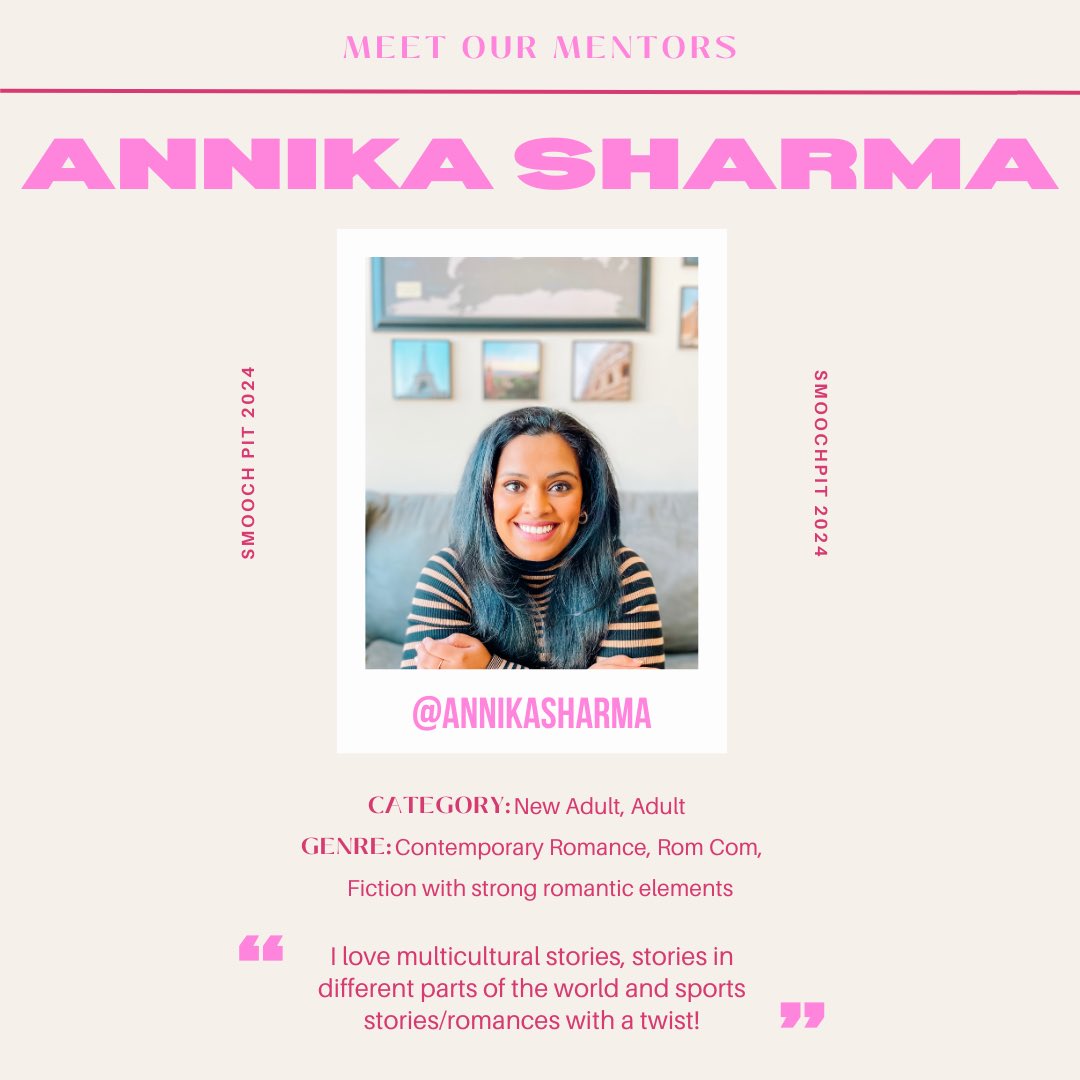SmoochPit #lovepit (@smoochpit) on Twitter photo Meet <a href="/AnnikaSharma/">Annika Sharma (Love, Chai out now!)</a> π!
Annika is a coffee-loving, work-addicted, laughter-obsessed, girl who finds (mis)adventures in New York City β¨
You can grab their latest book: βSUGAR, SPICE, and CANT PLAY NICEβ NOW! π¬ Meet <a href="/AnnikaSharma/">Annika Sharma (Love, Chai out now!)</a> π!
Annika is a coffee-loving, work-addicted, laughter-obsessed, girl who finds (mis)adventures in New York City β¨
You can grab their latest book: βSUGAR, SPICE, and CANT PLAY NICEβ NOW! π¬