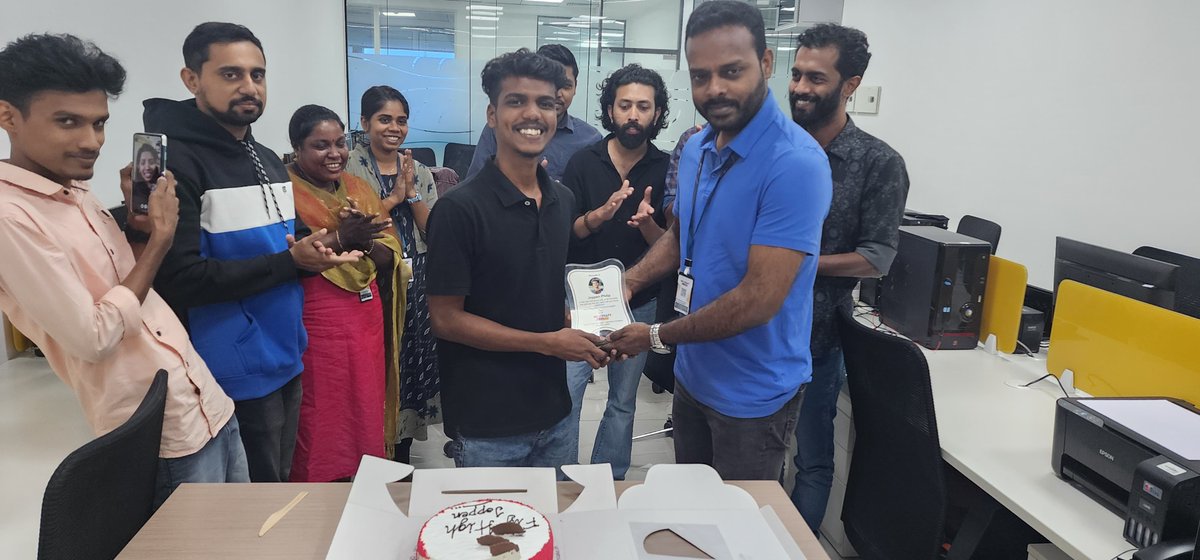 bhooshansjunior's tweet image. Farewell, JOPPEN PHILIP

Thank you for your incredible contributions to Bhooshan&apos;s Junior.

Your impact on our journey has been immense, and you&apos;ll be missed. We wish you all the best in your next chapter!

#Bhooshansjunior #Techtainment #Farewell  #Infopark #Kidsentertainment