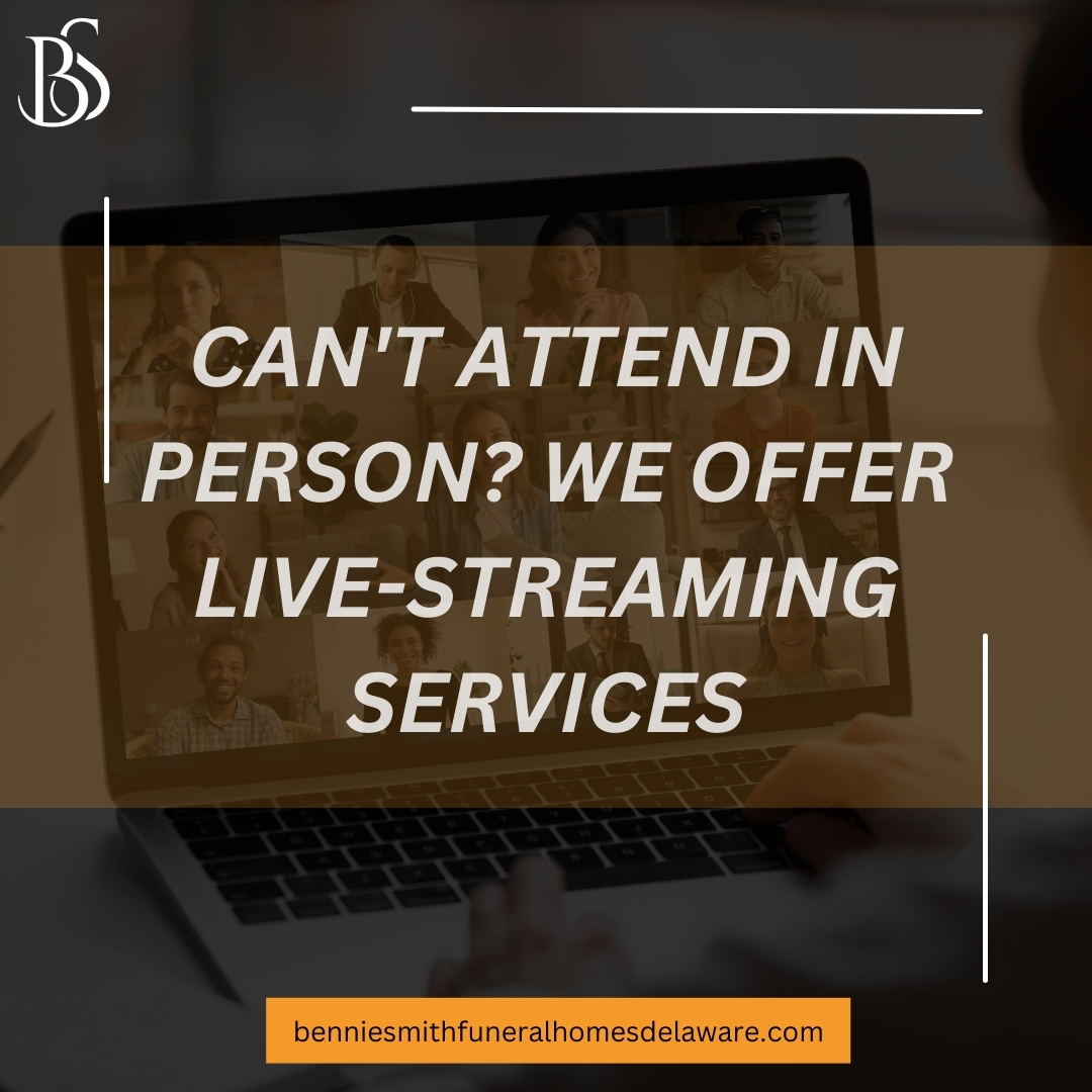 benniesmithde's tweet photo. Say goodbye from anywhere. Bennie Smith Funeral Home offers live-streaming services so loved ones can join the farewell ceremony from anywhere in the world.

#LiveStreamingFunerals #StayConnected #VirtualFarewell #BennieSmithFuneralHomes #CompassionateCare #FamilyFirst https://t.co/G1PaVR22Bb