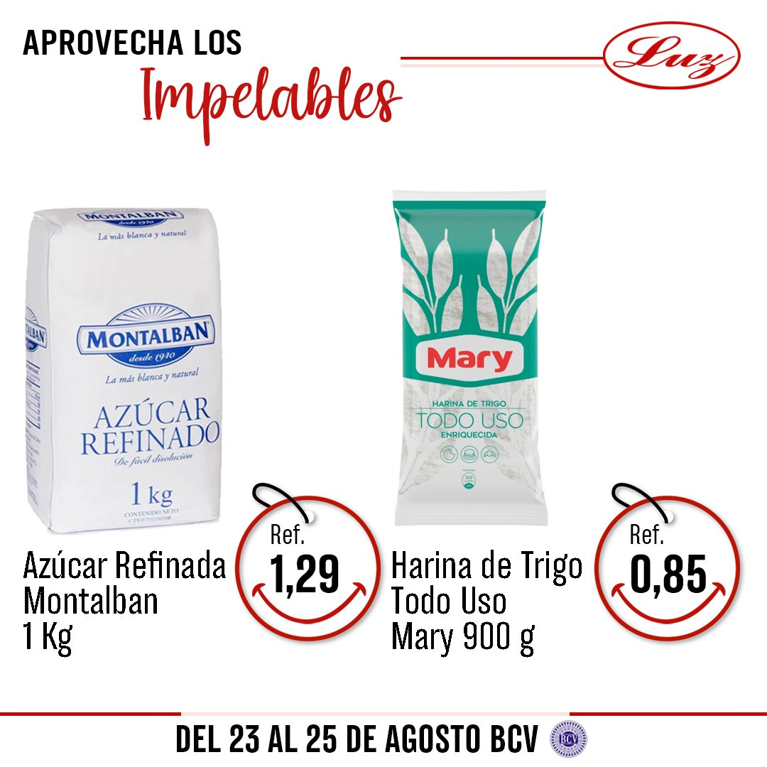 mercadosluzca's tweet photo. Ven y disfruta de #Impelables todas nuestras sucursales desde el 23 al 25 de Agosto.

#Automercadosluz #LuzQuick #Agosto2024 #FestivaldePrecios #descuentos #mercado #promos #market #mall #supermercado #comida #ofertas #promociones #productosdigitales https://t.co/qDbhxF5CFw