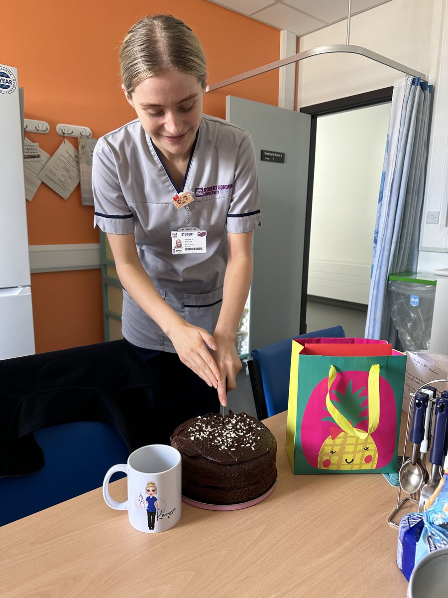 Farewell to 3rd year student nurse Karyse, who's finishing with us today. Her friends at ENT Outpatients are so proud of her and glad to have been part of her student journey. She's going to be a great nurse! Congratulations Karyse we wish you all the best for your future.