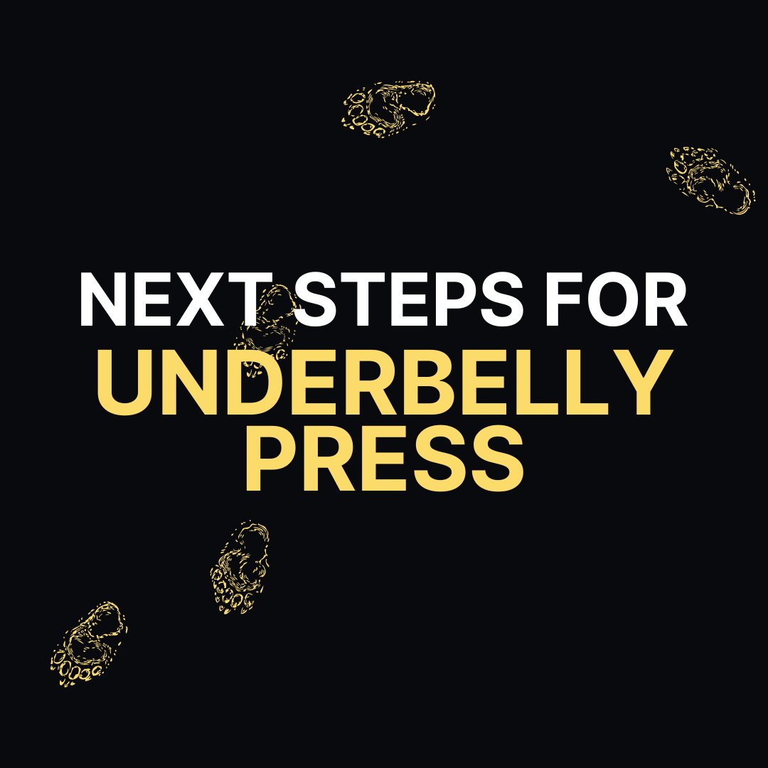 Hello readers! We at Underbelly Press want to thank you for the incredible support for the release of our inaugural issue. We couldn't have asked for a better response! Of course, this is only the beginning for Underbelly. Read on for some post-release notes... 🧵 (1/5)