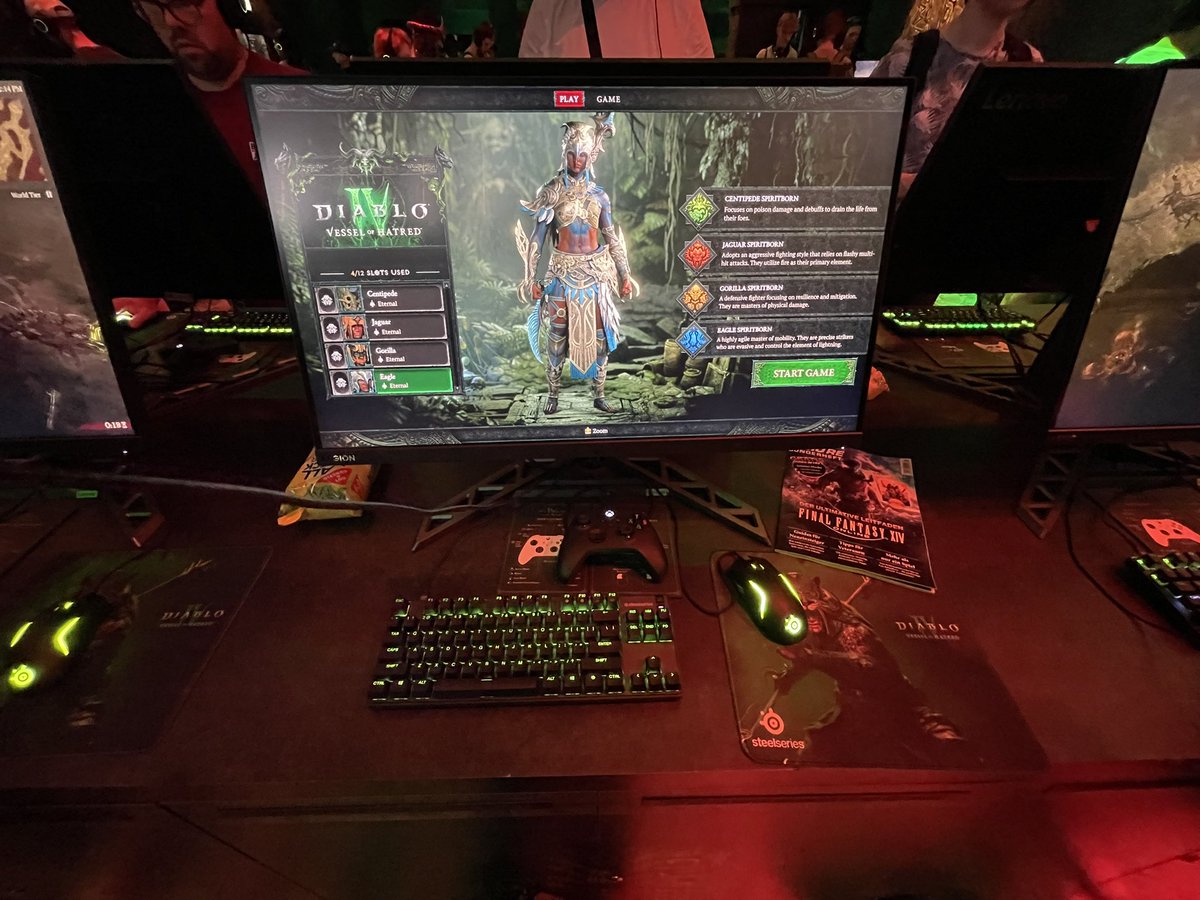 Finally playing the #DiabloIV Spiritborn again <a href="/gamescom/">gamescom</a>. It is even more powerful than I remember ⚔️ October launch is gonna be WILD! 🤩

The new Poison Centipede Build reminds me of Hammerdin in Diablo 2 - one of my all time favorites! Gonna have a gameplay video for you soon!