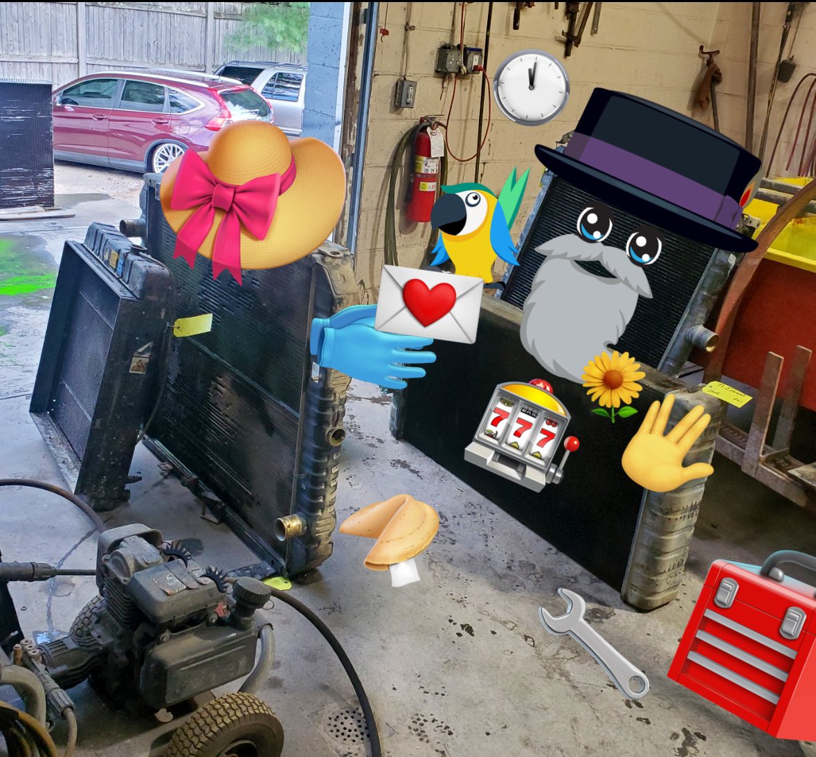 OConnorColette's tweet photo. Radiate kindness and who knows, luck, love &amp; good fortune may find you? 🍀 💕 
#radiatorspecialist
Before &amp; after #repair 
#allfixed https://t.co/ZdEWNeNAjC