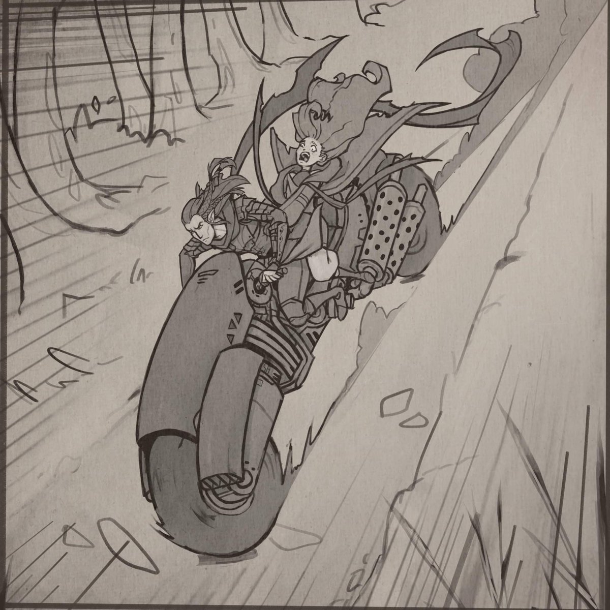 OH HEY #TOTRTOTS! Our mid-season finale - episode 22 - drops next WEEK! Followed by a 3 week mid-season break. 

Just in time for us to surprise you with this EPIC art by the one and only <a href="/grantbtw_art/">Grant Baumgartner</a>! It is a set with the C1 sledding art. 🤣💚

MERCH THIS WEEKEND! 

#actualplay