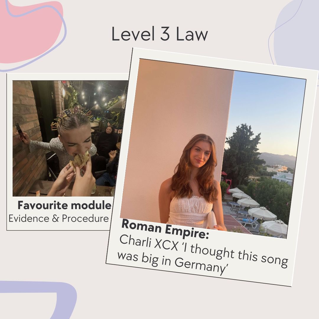 Meet the Committee!

Introducing your Associate Editor of the Verdict for the Law Society 2024/2025, 
Katherine Pullman !