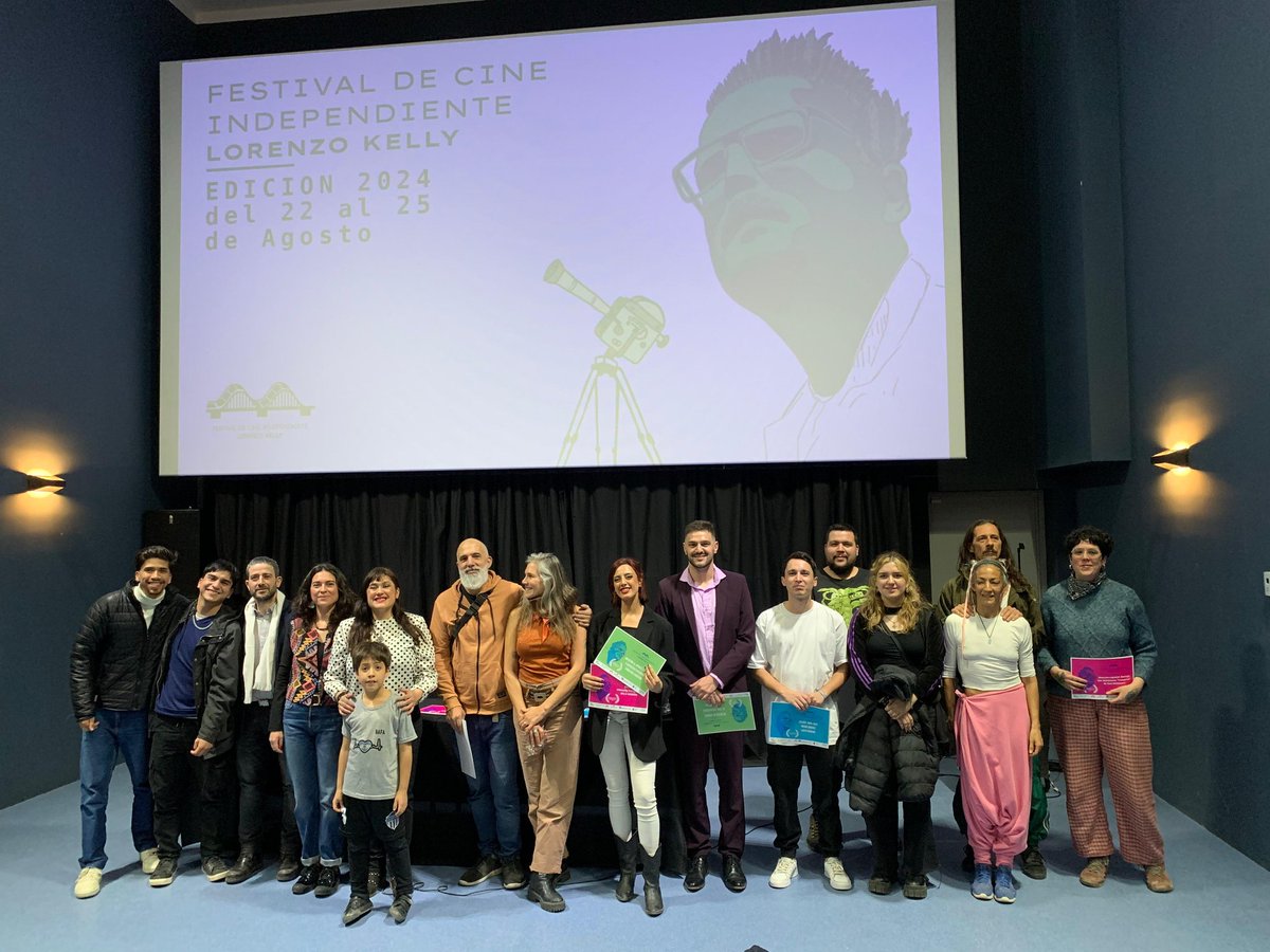 aymararovera's tweet photo. Menciones a la cultura ! Cortos y videos 
5° Festival de Cine independiente Lorenzo Kelly 🙌 📽️ Éxito total 
Del 22 al 25
 @BeluMisson @lukitasmaterre @LucasBadano https://t.co/WrRZNEsdIy