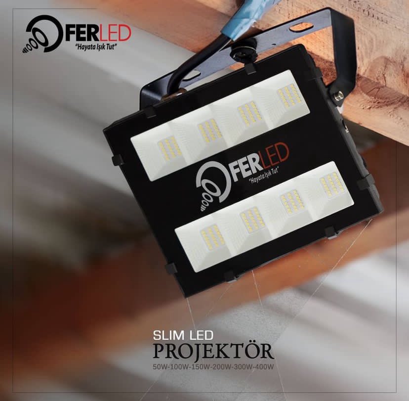 Yeni Nesil Slim Led Projektör
50w-100w-150w-200w-300w-400w

#ferled #led #aydınlatma #projektor
ferled.com.tr