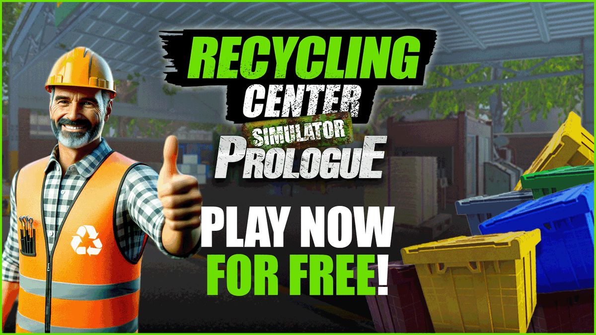 Hey Recyclers ♻️ Recycling Center Simulator Prologue is now finally available for play you may download and play it from the link below, #FollowFriday

store.steampowered.com/app/3110130/Re…