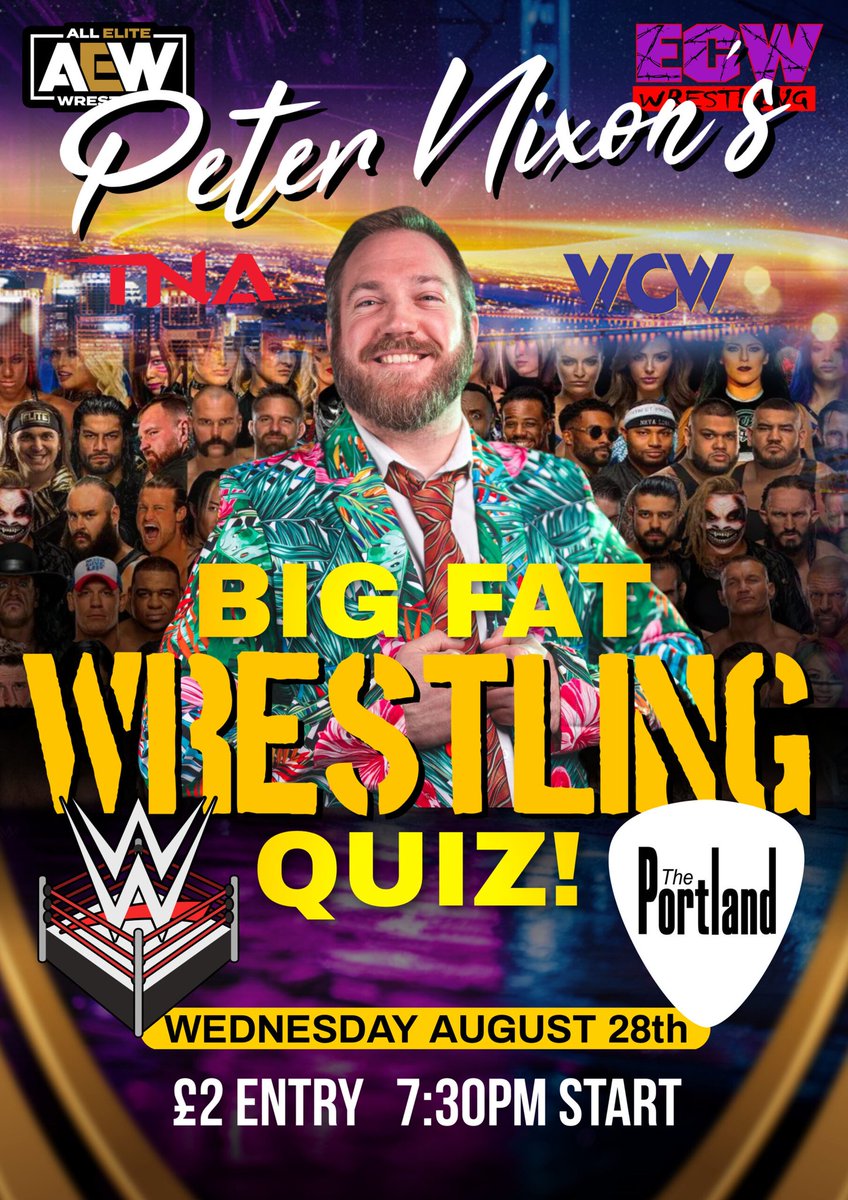 In or around Cambridge next Wednesday? Wanna test your wrestling knowledge with PWE favourite <a href="/PeterNixonEsq/">Peter Nixon</a>? If course you do.