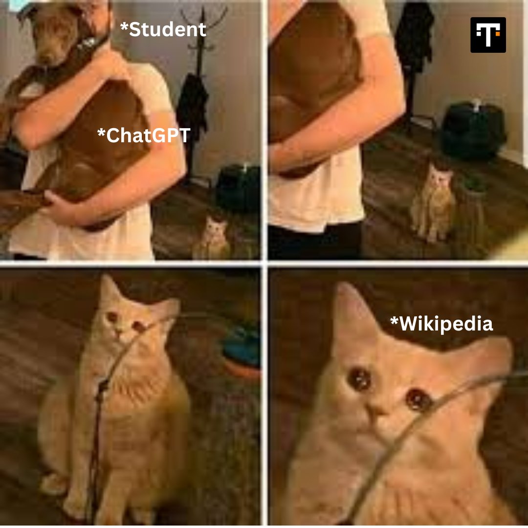 TRO_Insights's tweet image. Wikipedia: I guess you&apos;ve moved on. 

#techlaughs #ai #memes #chatgpt #wikipedia