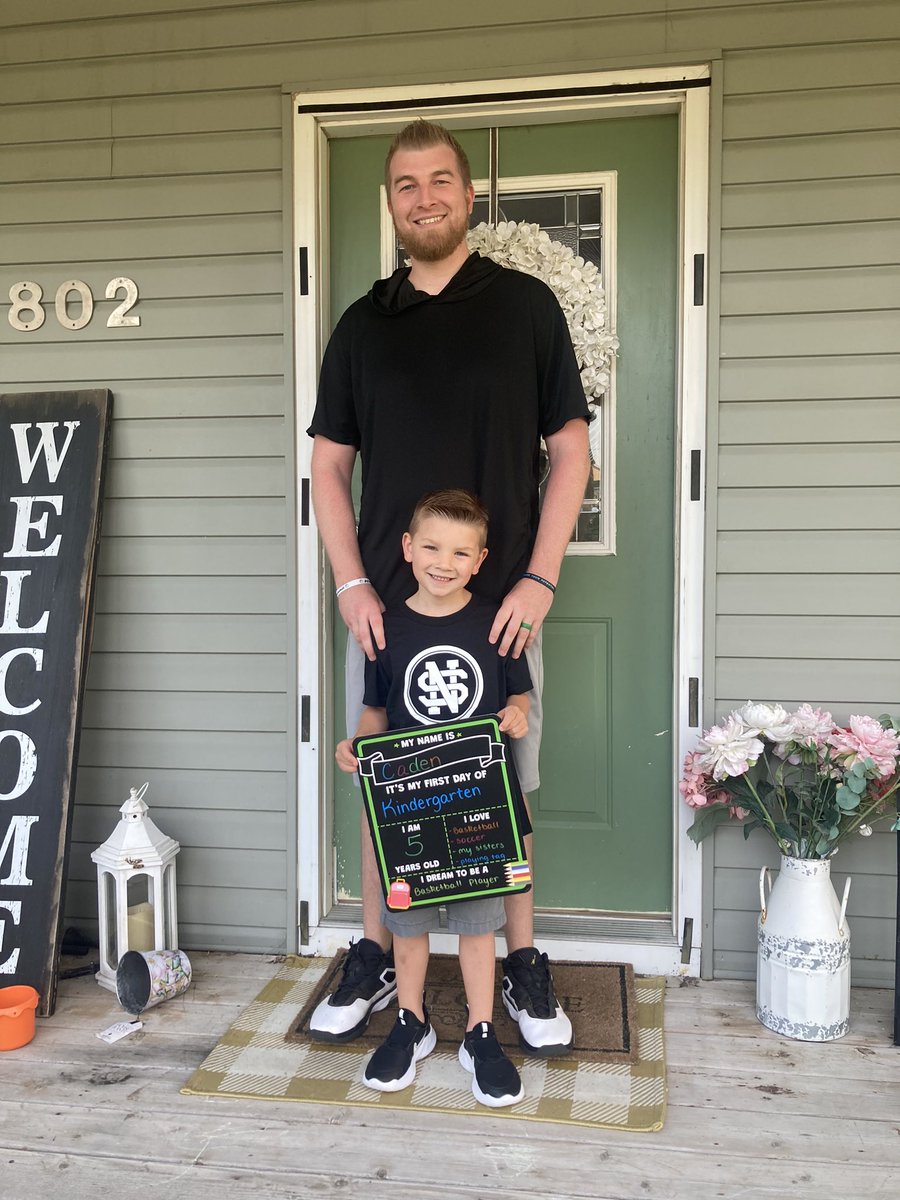 CoachCBatson's tweet image. Sent little man off for his first day of school. You’ll do great things buddy. He wants to be a basketball player when he grows up. No surprise to anyone!