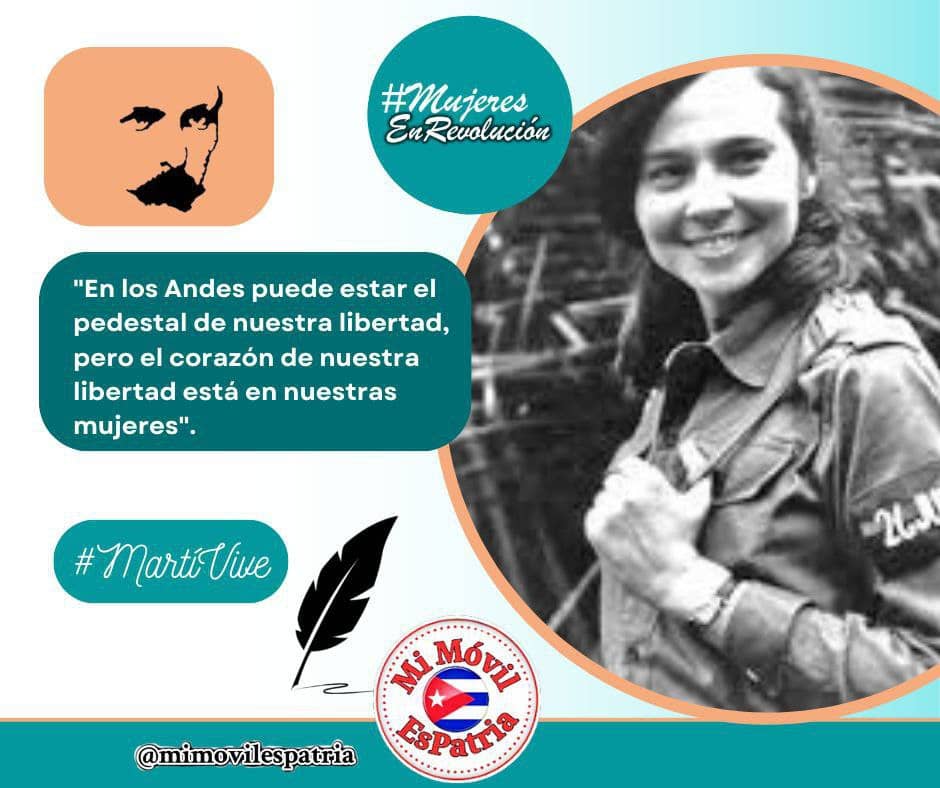 Aquél 23 de agosto de 1960 el líder de la Revolución cubana reafirmó su creencia en el rol de la mujer al destacar que: “Las mujeres constituyen un verdadero ejército al servicio de la Revolución (…) La mujer es una Revolución dentro de la Revolución (…) 
#MujeresEnRevolución