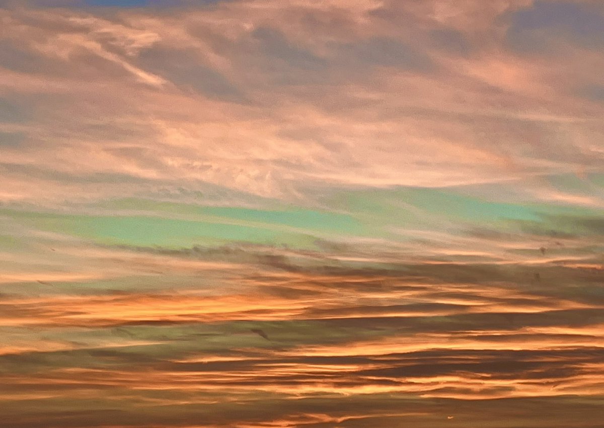 Quite the sky this evening