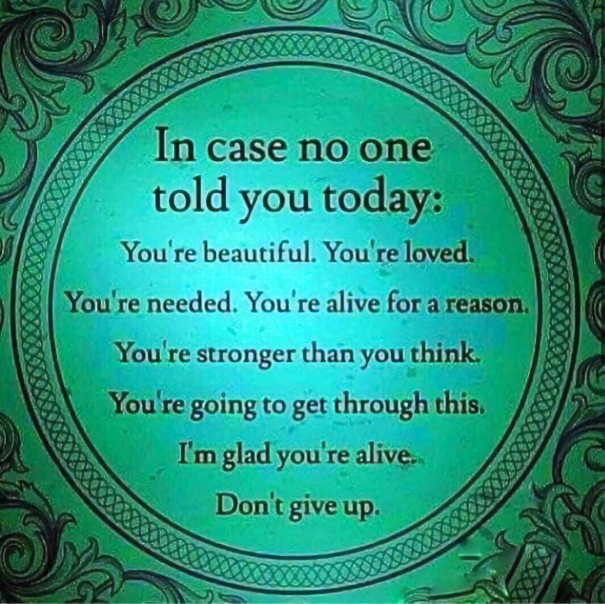 ladiekerrie's tweet photo. In case no one told you today: https://t.co/A3ELFrZQID