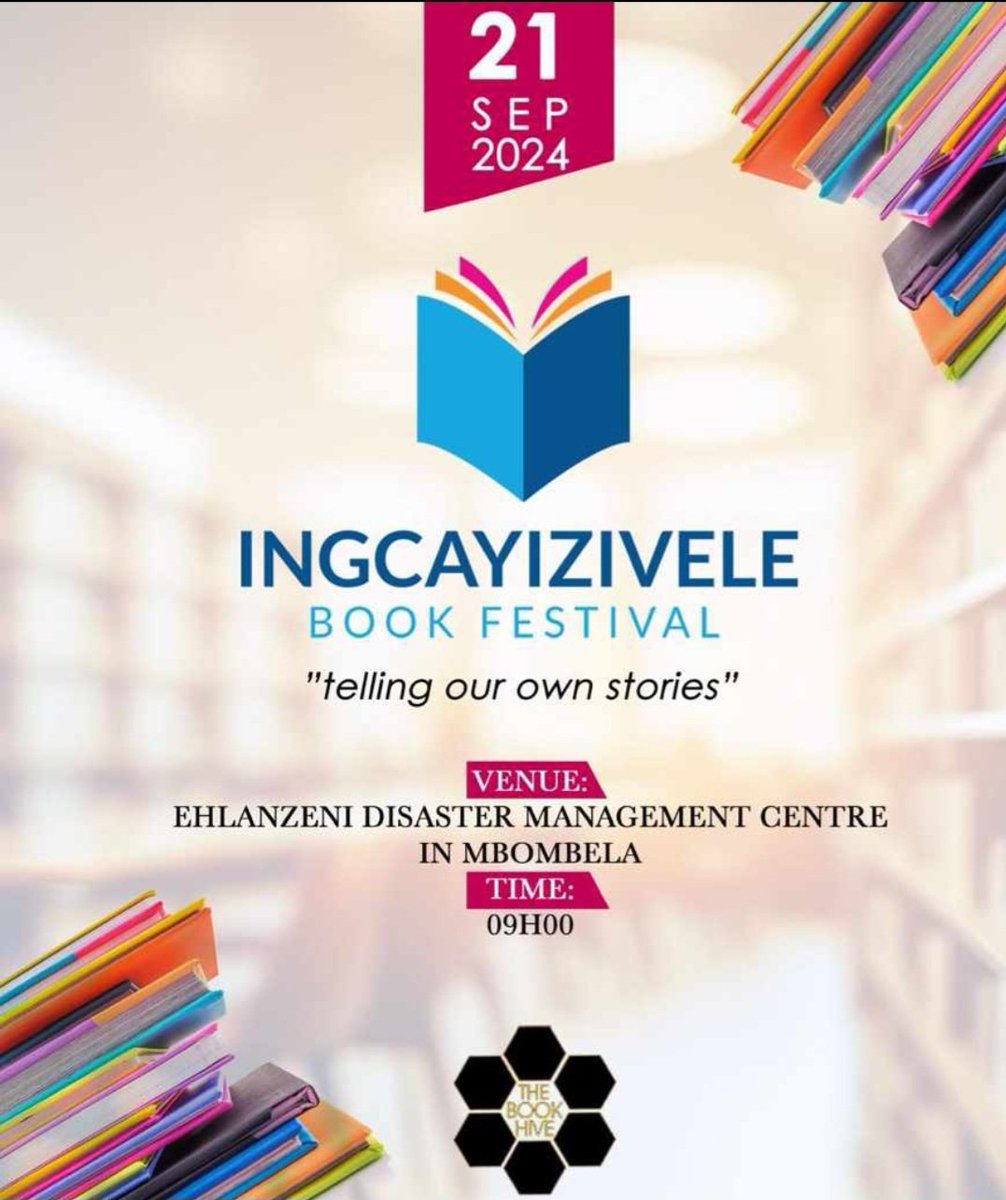 Looking forward to being part of this exciting book festival. #bookfestival #writers #mbombela #books #authors #Mpumalanga