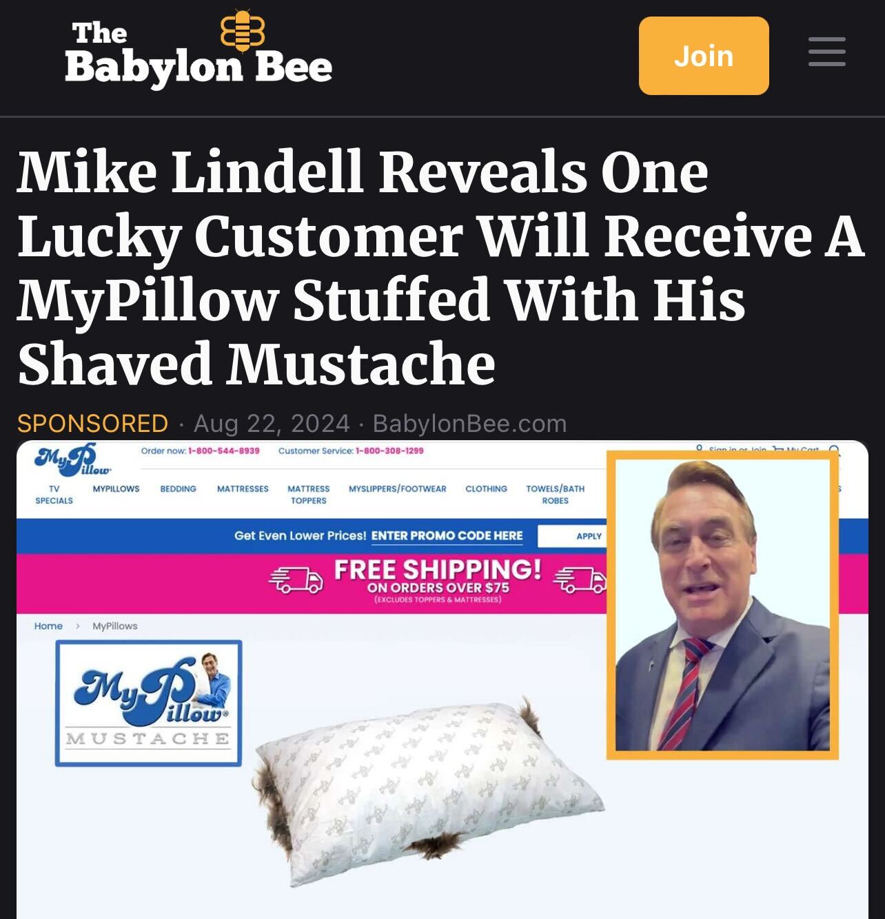 MyPillow Outlet Store MyPillowOutlet X