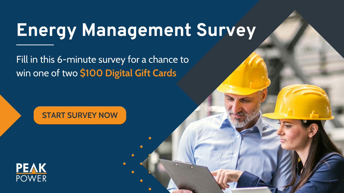 We're looking for your energy management experiences and insights.

Survey respondents get a chance to win one of two $100 digital gift cards. 

#buildingmaintenance #energyefficiency #facilitymanagement
hubs.ly/Q02M2ZSf0