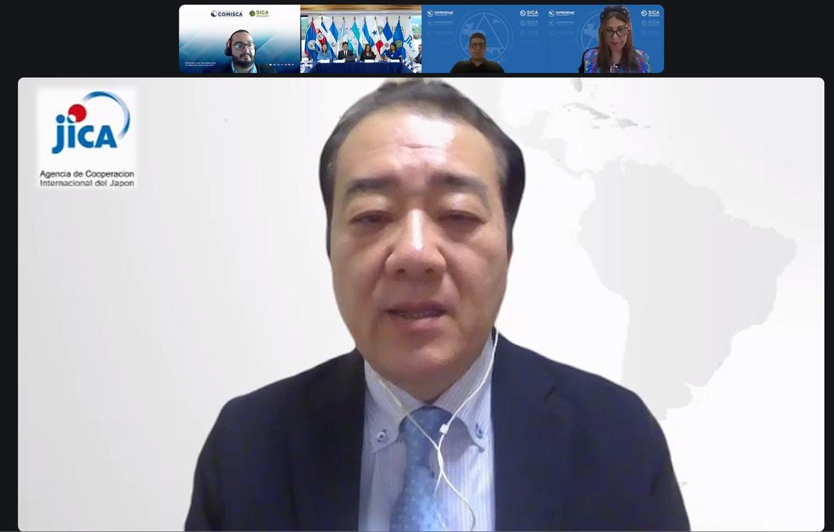 sg_sica's tweet photo. En el marco de la reunión técnica de seguimiento: V Reunión de consultas conjuntas sobre el Programa de Cooperación Regional, el Director General del Departamento de América Latina y el Caribe de JICA, Sr. OHARA Manabu, @jica_direct, destacó la relación de amistad SICA-JICA y al acompañamiento que han bridado al proceso de #IntegraciónCentroamericana. 

En ese sentido,  se refirió a dos nuevos proyectos que #JICA estará apoyando en el marco del #SICA durante este año:

🔵“Fortalecimiento de un Modelo de Conservación de Ecosistemas Transfronterizos en la Región del SICA” a ser implementado por la @CCADSICA 
🔵“Proyecto de fortalecimiento de capacidades para la promoción de turismo comunitario sostenible en la región del SICA”, el cual será ejecutado por @sitca_turismo 

Destacó que estos proyectos son claves para la formación de bienes públicos regionales, por lo que reiteró el interés de #JICA por trabajar de forma conjunta en la implementación de las iniciativas regionales.

#CooperaciónSICAJICA
#SociosEstratégicos