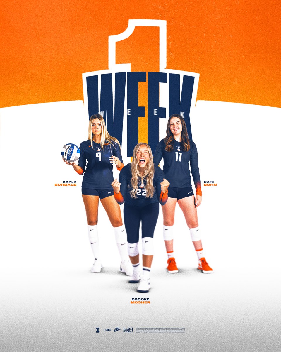 Illinois Volleyball tweet media