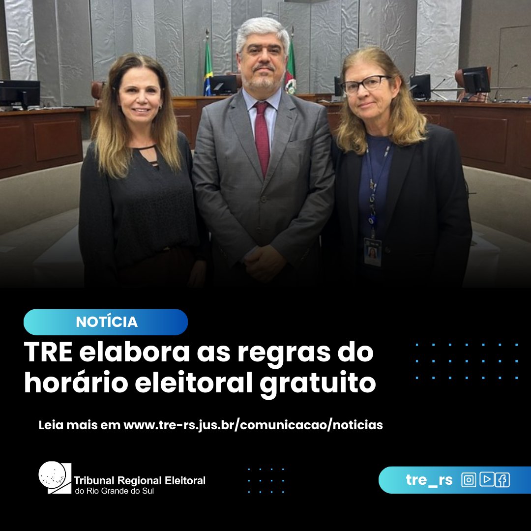 Partidos e emissoras participaram de reunião que definiu o plano de mídia para o pleito de 2024

Leia a matéria completa na íntegra: encurtador.com.br/S0Kvc