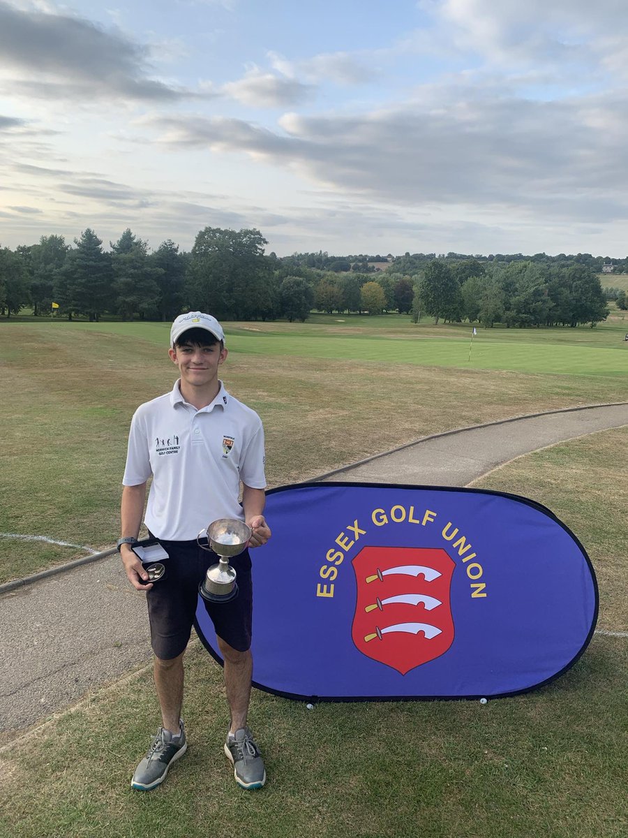 NCGU1908's tweet image. For Liam Caffyn there was additional glory at Colne Valley as he delivered a commanding display to clinch the individual title. 

Dereham golfer Caffyn, fired a three-over par round to finish six clear of his nearest rival.